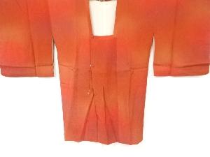 リサイクル　抽象模様織出し暈し道行コート